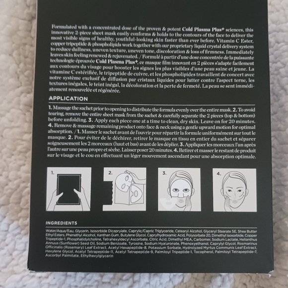 Perricone MD Cold Plasma Plus+ Concentrated Sheet Masks (6 Masks). Brand New. - Picture 3 of 4